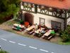 Faller - 4 Picnic benches - FA180304 - Model Railway Scale H0