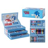 CERDÁ LIFE'S LITTLE MOMENTS Sonic schrijfwaren- en schilderset voor kinderen
