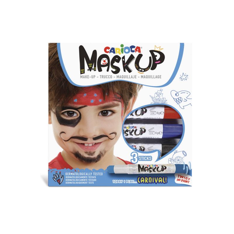Carioca Mask Up Carnival - 3 stuks