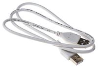 RS PRO USB-kabel, USBA/USBA, 800mm USB 2.0 wit