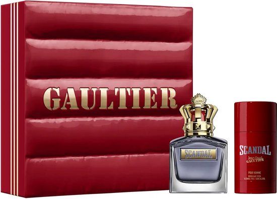 JPG Scandal Pour Homme Gift Set - 100ml EDT + 75ml Deo Stick
