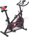 vidaXL Hometrainer met hartslagsensoren - Zwart en Rood
