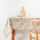 Belum Tafelkleed Belum 0120-328 Beige 250 x 155 cm Bloem