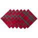 DII Keuken Decor, Katoen, rood en Groen, Vakantie Servet Set, 20x20