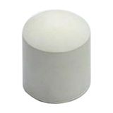 Merriway BH00401 Rubberen Stoel Vloerbeschermer Ferrule Cap Eindpunt 19 mm (3/4 inch) Diameter Heavy Duty - Wit, Pak van 8