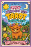 Cozy Highland Cow Tarot Coloring Book