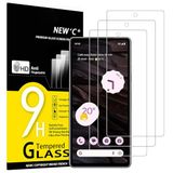 NEW'C 3 Stuks, Screen Protector voor Google Pixel 7a, Gehard Glass Schermbeschermer Film 0.33 mm ultra transparant, ultra resistent, Anti-kras, anti-vingerafdrukken