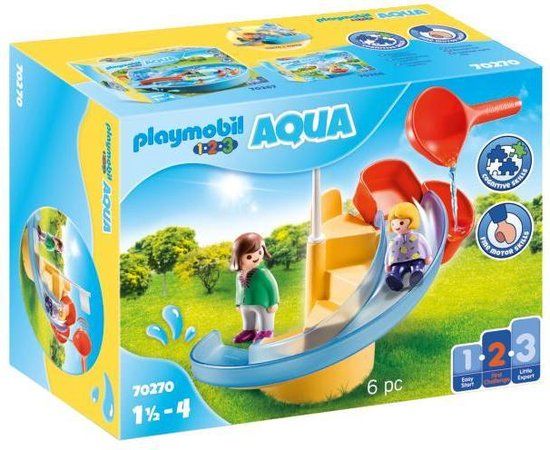 PLAYMOBIL 1.2.3. Aqua Waterglijbaan - 70270
