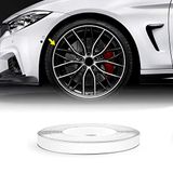 Refractieve 4R Quattroerre.it 10300 Wieltrim Reflecterende plakstrips voor autovelgen, wit, 5 mm x 6 m