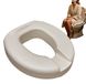 Siège de toilette surélevé avec coussin souple antidérapant
