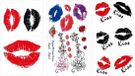 OEM Tatoeageset voor volwassenen en kinderen - Waterbestendig, in meerdere kleuren - Ideaal voor feesten en evenementen - 15 vellen