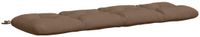 vidaXL Bankkussen VIANEN 100% Polyester Taupe 150 x 40 x 12 cm