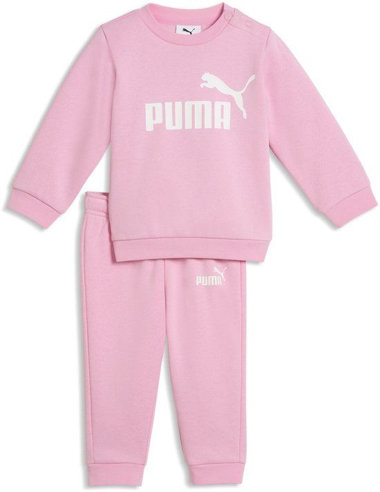 PUMA MINICATS ESS Crew Set FL INF Unisex Trainingspak - Pink Shimmer