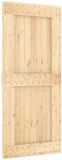 vidaXL - NARVIK Schuifdeur - 90x210cm - Massief Grenen Hout - Onbehandeld
