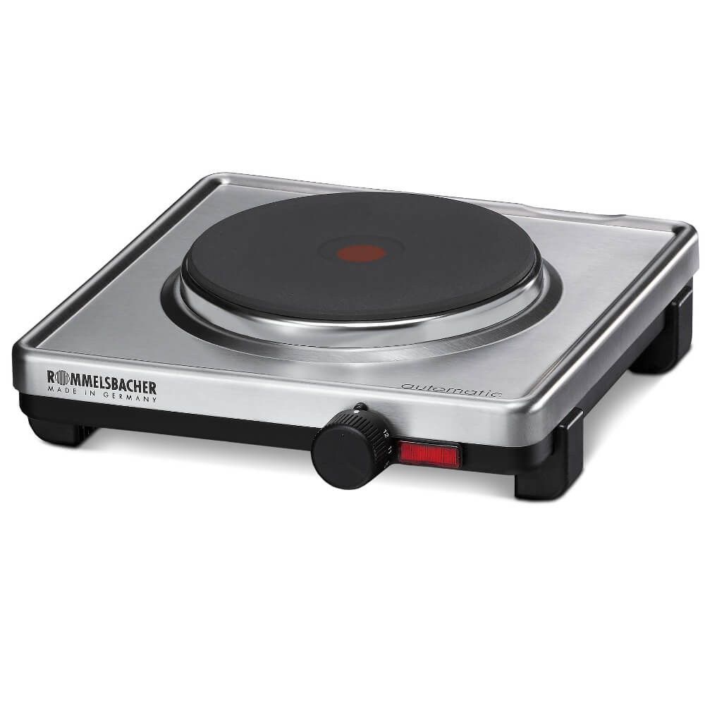 Rommelsbacher AK 1599/E - 24cm Electric Cooktop - Stainless Steel