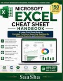 Microsoft Excel Cheat Sheet Handbook: A Large-Print Visual Guide to Formulas, Functions, Reporting, Dashboards, Financial Analysis, and Automation