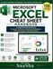 Microsoft Excel Cheat Sheet Handbook: A Large-Print Visual Guide to Formulas, Functions, Reporting, Dashboards, Financial Analysis, and Automation