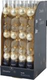 Decoris Kaemingk B.V. Kerstballen mini dia3cm glas parel 9dlg Champagne