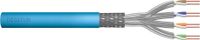 Digitus installatiekabel voor telecommunicatie, Cat.6A, S/FTP, Eca, koperen kern, AWG 23/1, LSOH, 50 meter, blauw, afgeschermd