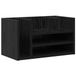 vidaXL Bureau organizer Zwart eiken 44,5 x 24 x 25 cm Bewerkt hout