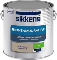Sikkens Binnen Muurverf - RIJKS bruin - 2,5 Liter