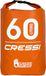 DRY Cressi Sub S.p.A. Dry Back Pack Premium rugzak, 100% waterdicht, drijvend, hoge kwaliteit, oranje, 60 l