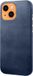 Casecentive Étui arrière en cuir iPhone 14 Pro Max bleu