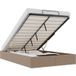 Maison Exclusive - Lit plateforme sans matelas Cappuccino 120 x 200 cm, similicuir