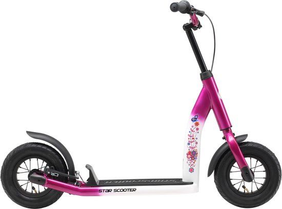 STAR SCOOTER Bikestar Autoped New Gen Sport - 10 inch - Roze