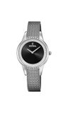 Festina Dameshorloge Analoog van Roestvrij Staal 316l Zilverkleurig