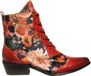 Laura Vita Hicnio 29 Rouge Veterboots Vrouwen Leer/Textiel Rood