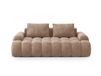 Canapé 3 places en velours beige foncé