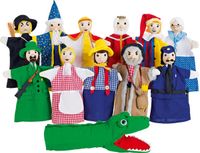 Handpuppenset GOKI Handpoppen - Set Van 12 - H27Cm - 4 Jaar