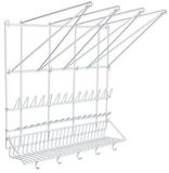 Wandhanger Thermohauser Wandhanger van kunststof, wit, 50 x 50 cm