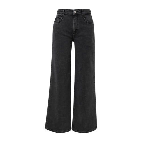 Comma Wide Leg Jeans - Black Denim
