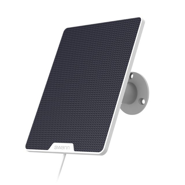 Swann SWIFI-SOLAR4 Solar Panel - Outdoor, White, IP65, 2.8W, Wired, USB-C