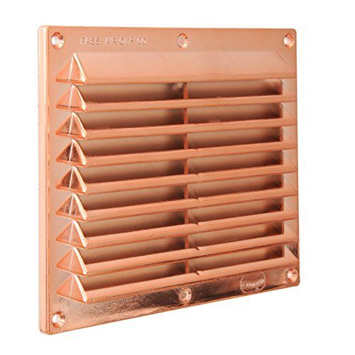 La Ventilazione BR1714RAN ventilatierooster 175 x 146 mm koperlook