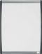 Nobo Mini whiteboard, magnetisch, met gebogen frame, zwart, 33,5 x 28 cm 6 stuks