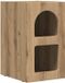 vidaXL Nachtkastje ELST Artisan Eiken 29,5 x 33,5 x 50 cm Bewerkt hout