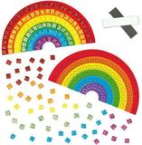 Baker Ross Sets met regenboogmagneten met mozaïek (4 stuks per verpakking)