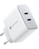 NOVOO 35 W USB C oplader, 2 poorten GaN III oplader, compacte reisoplader voor MacBook Air, iPad Pro, Pixel, iPhone 14-8, Galaxy, Samsung S10/S20/S22+
