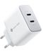 NOVOO 35 W USB C oplader, 2 poorten GaN III oplader, compacte reisoplader voor MacBook Air, iPad Pro, Pixel, iPhone 14-8, Galaxy, Samsung S10/S20/S22+