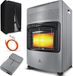 Kesser Poêle à gaz céramique 4200 Watt Gris foncé