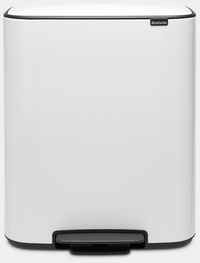 Brabantia Bo Pedal Bin - 60 Litre - White