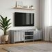 Maison Exclusive Meuble TV exclusif - Dimensions : 130 x 33 x 47 cm - Couleur : gris Sonoma - Matériau : bois composite