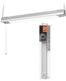 LEDVANCE Office Line Curve LED-pendellamp, wit, 24W, 2700lm, 4000K