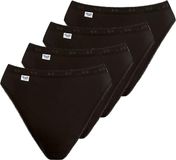 Sloggi Women Basic+ Tai (4-pack) - dames slip - zwart