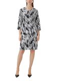 Comma Jurk navy