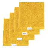 Pantone™ - Washandjes 30 x 30 cm, 4 stuks badstof van puur katoen, 100% OEKO-TEX-gecertificeerd, set van kleine multifunctionele badhanddoeken, zacht en absorberend, ook geschikt als make-up remover