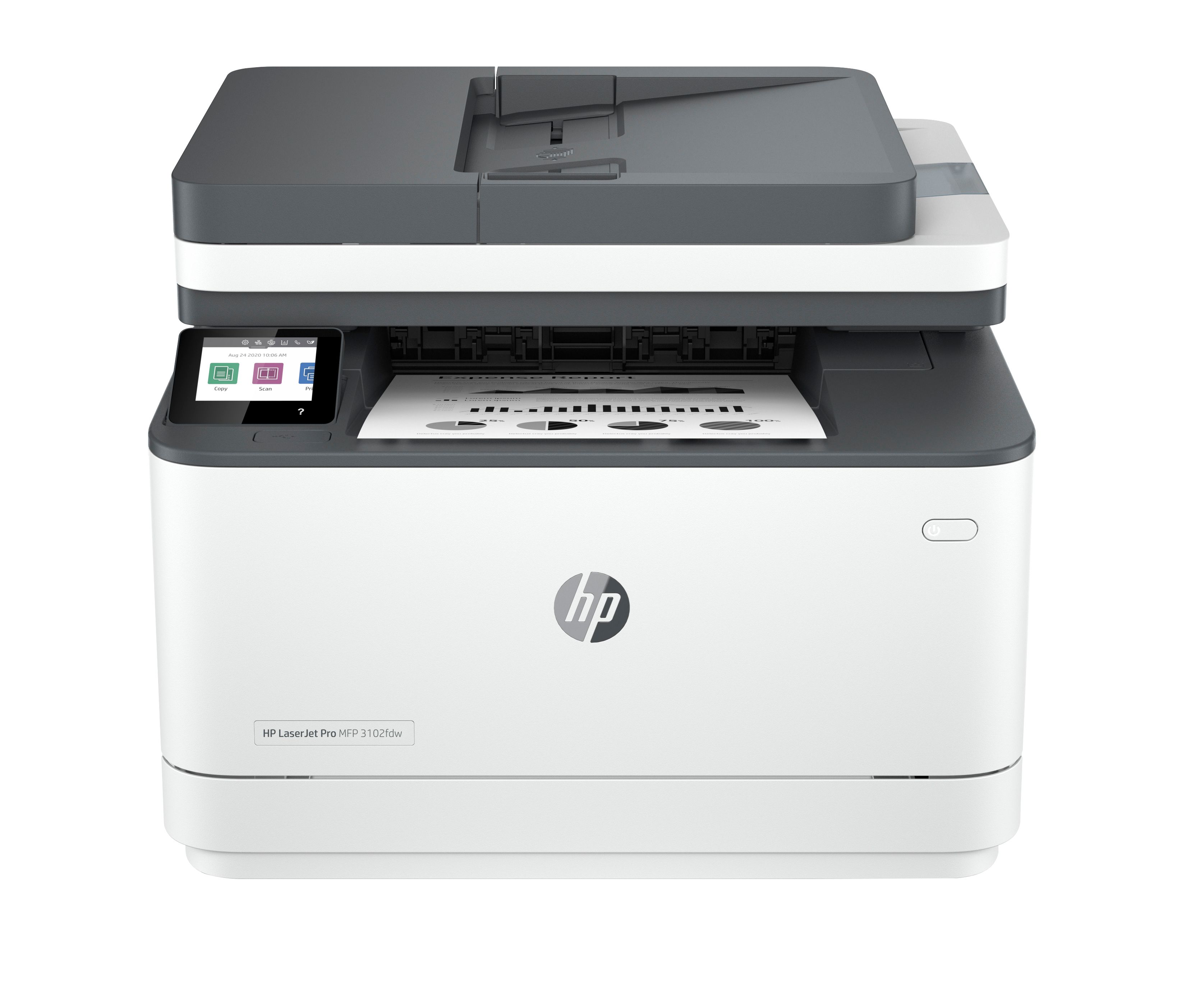 HP LaserJet Pro MFP 3102fdw - Zwart-wit Laserprinter - Print/Scan/Kopieer/Fax - A4 - Wit